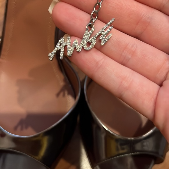 AMINA MUADDI AWGE METALLIC HEELS - Picture 5 of 5